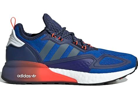 adidas originals zx 2k boost trainer blue legacy|adidas ZX 2K Boost Legacy Blue Tech Indigo .